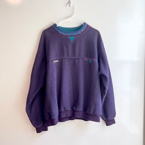 Vintage Purple Columbia Crew Neck Sweatshirt Made in USA